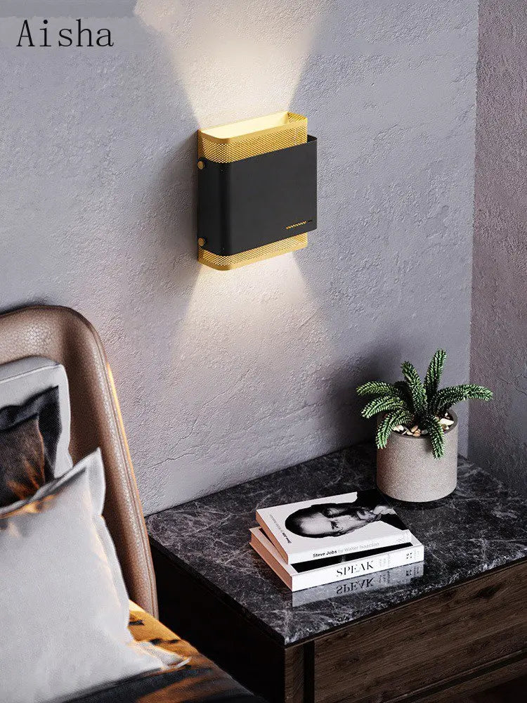 applique murale led en fer style américain pour intérieur moderne - vue 3 sur 7