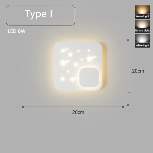 applique murale led minimaliste montée en surface - vue 15 sur 16