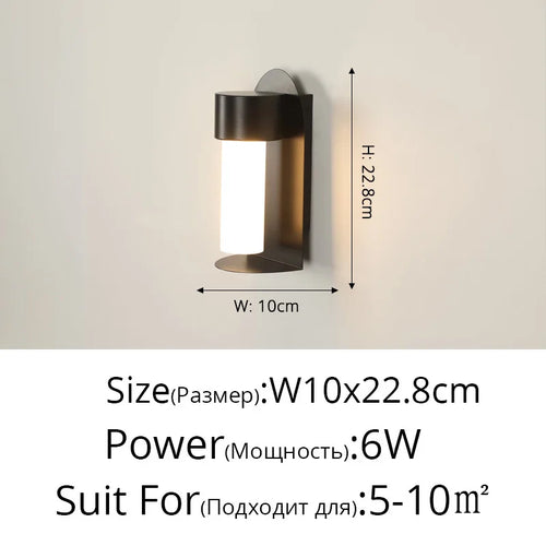 applique murale led étanche décorative pour intérieur et extérieur - vue 11 sur 12