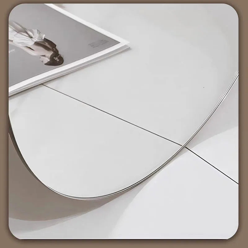 miroir intelligent elliptique lumineux anti-buée trois couleurs mural - vue 5 sur 18