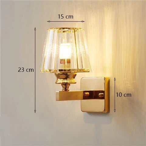 applique murale moderne en verre style nordique luxe - vue 12 sur 15