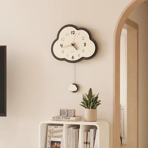 horloge nuage rétro créative décoration simple et légère - vue 6 sur 7