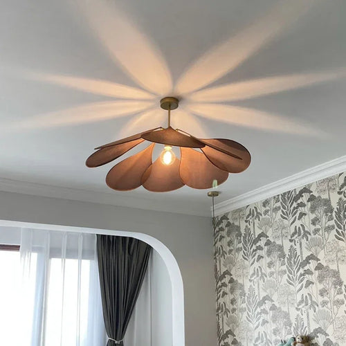suspension led en tissu nordique décoratif d'intérieur - vue 4 sur 18