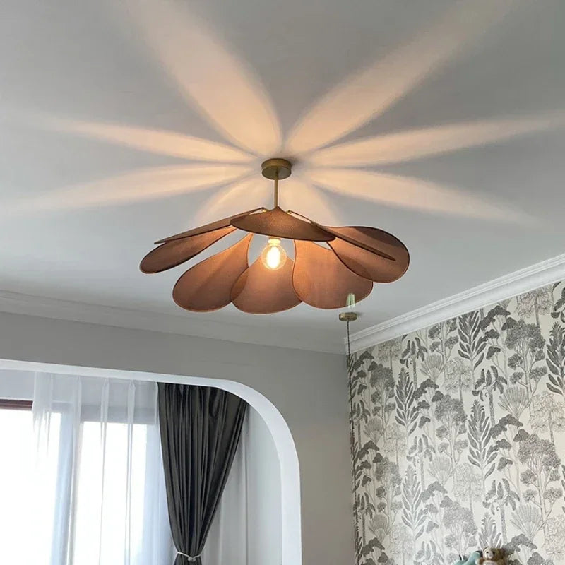 suspension led en tissu nordique décoratif d'intérieur - vue 3 sur 18