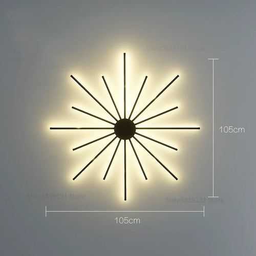 applique murale moderne créative pour décoration intérieure élégante - vue 2 sur 22