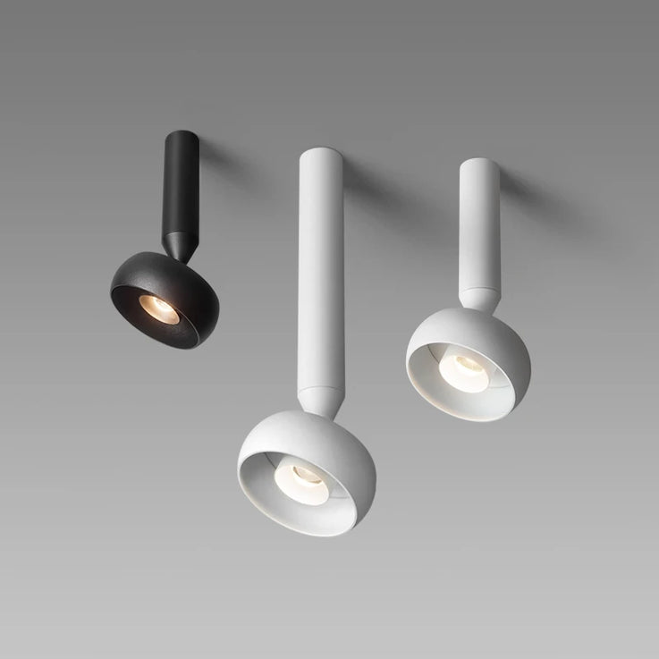 Plafonnier led minimaliste blanc/noir