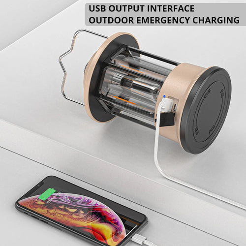 lanterne suspendue vintage légère rechargeable pour extérieur - vue 4 sur 10