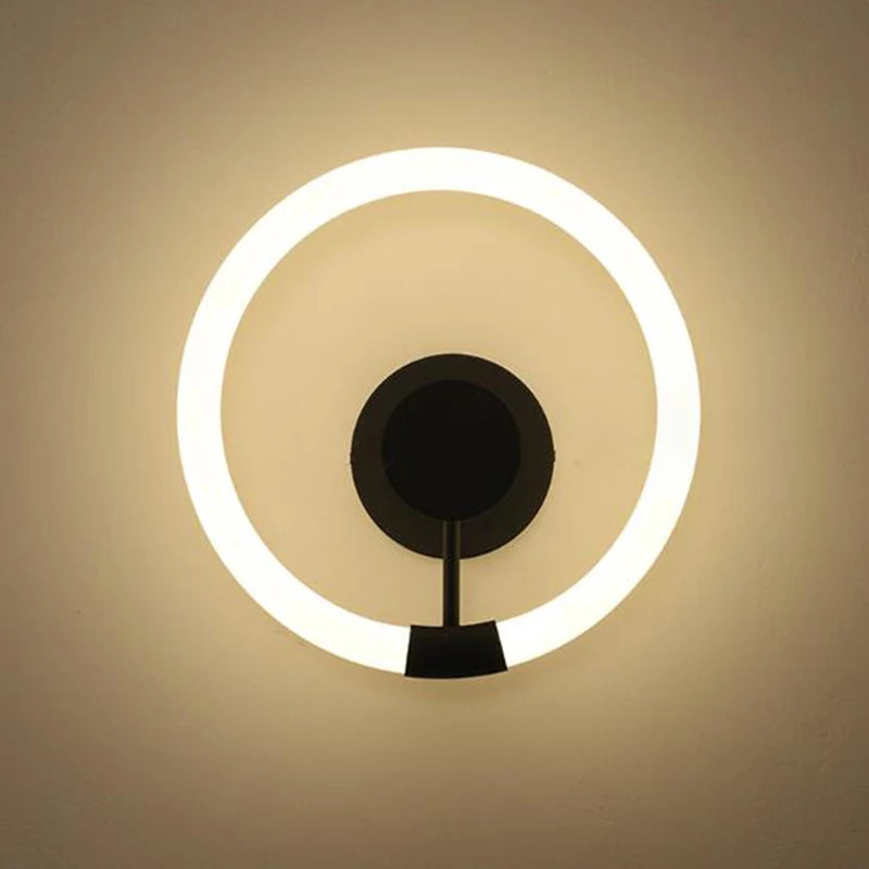 Applique murale LED Moderne Or Cercle - vue 6 sur 8