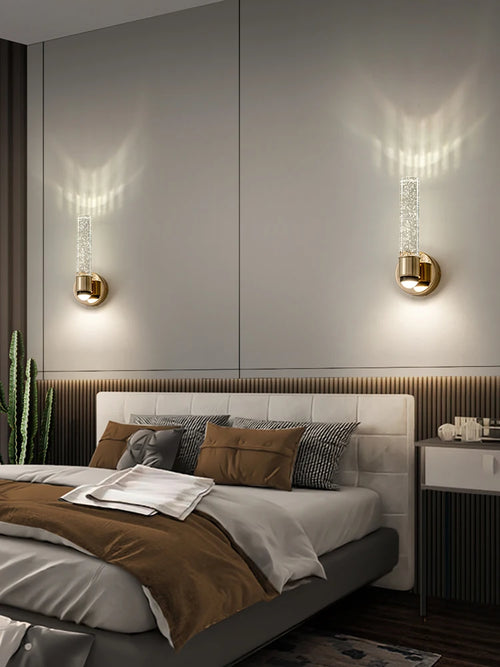 applique murale led moderne avec bulle pour fond tv - vue 3 sur 11