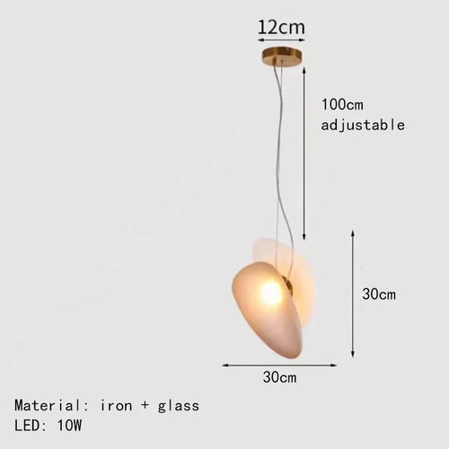 suspension design moderne en verre pour décoration intérieure - vue 20 sur 28