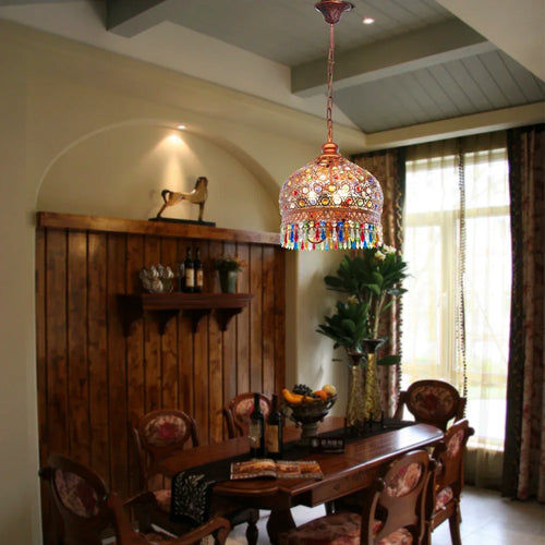suspension en cristal thaïlandais pour décoration intérieure et extérieure - vue 5 sur 6