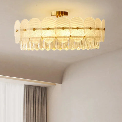suspension moderne en cristal design pour intérieur élégant - vue 3 sur 9