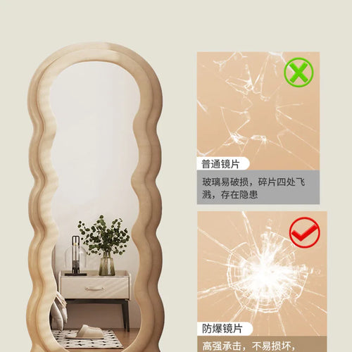 miroir debout design nordique esthétique pour décoration moderne - vue 6 sur 17