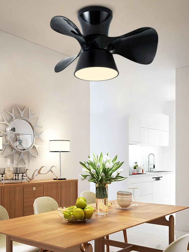 lustre moderne à led avec ventilateur pour intérieur - vue 5 sur 10