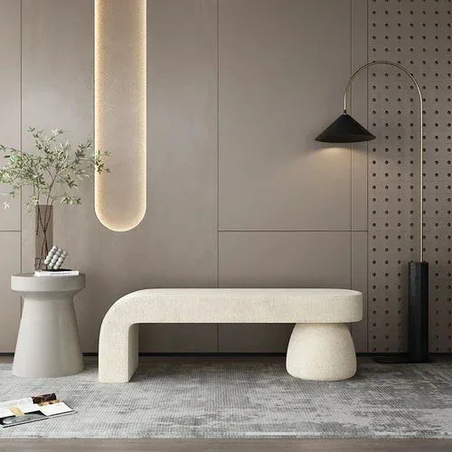 tabourets à langer en laine d'agneau pour un intérieur élégant - vue 10 sur 33