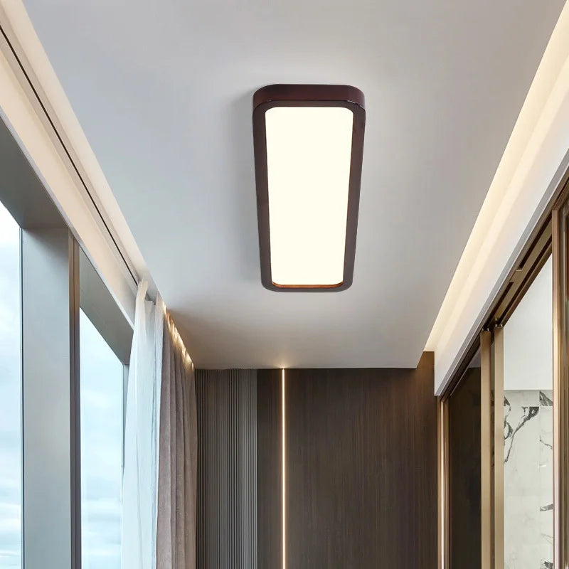 plafonnier led ultra-mince moderne pour entrée et balcon - vue 3 sur 15