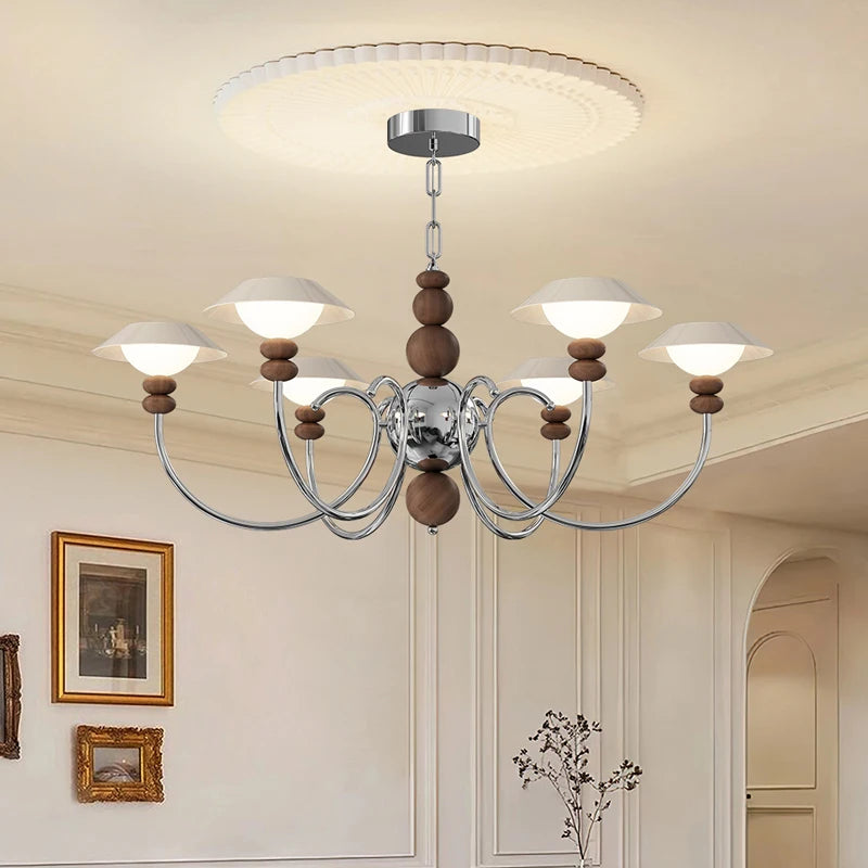 lustre rétro haut de gamme en coque d'oeuf américain style médiéval - vue 2 sur 8