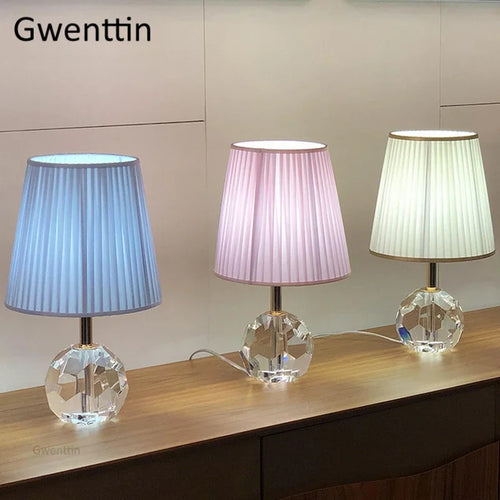 lampe à poser moderne en cristal pour décoration intérieure et éclairage - vue 2 sur 11