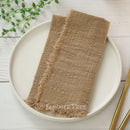 Serviette de table gaze de coton style vintage