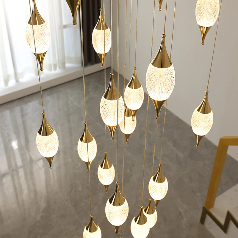 lustre moderne pour décoration d'hôtel et restaurant - vue 4 sur 12