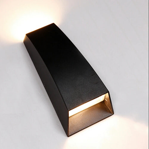 Applique murale extérieures LED étanche haut et bas applique murale AC90-260V 2*3W COB ampoule en aluminium cour jardin porche couloir lumières - vue 6 sur 6