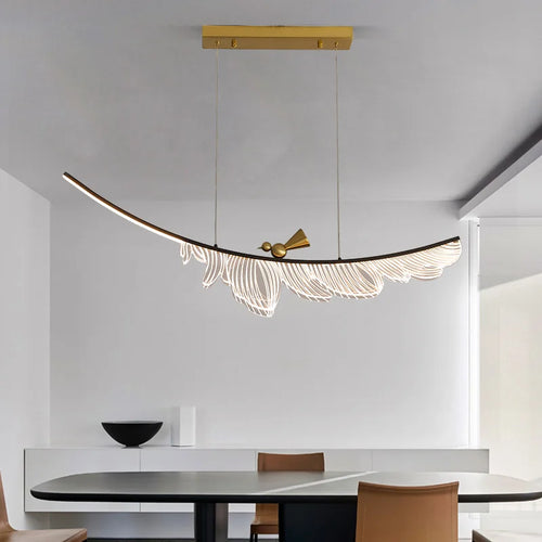 lustre led moderne pour table de restaurant décoration maison - vue 7 sur 9