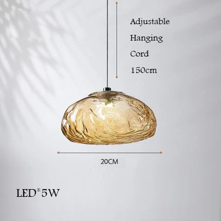 lustre en verre design nuage pour intérieur décoratif lumineux - vue 17 sur 21