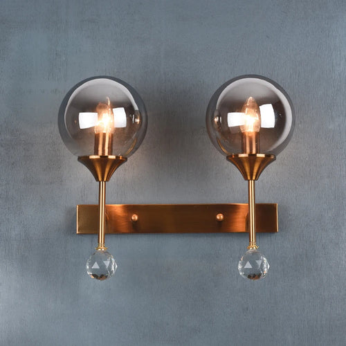 applique murale en cristal design moderne pour éclairage intérieur - vue 2 sur 12