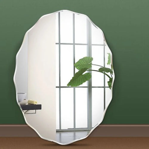 miroirs décoratifs ovales en macramé pour décoration intérieure - vue 6 sur 6