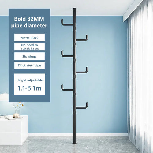 support de rangement vertical pour vêtements à la maison - vue 6 sur 12