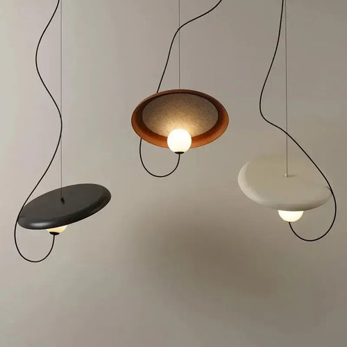 lustre magnétique design italien style wabi-sabi créatif - vue 3 sur 9