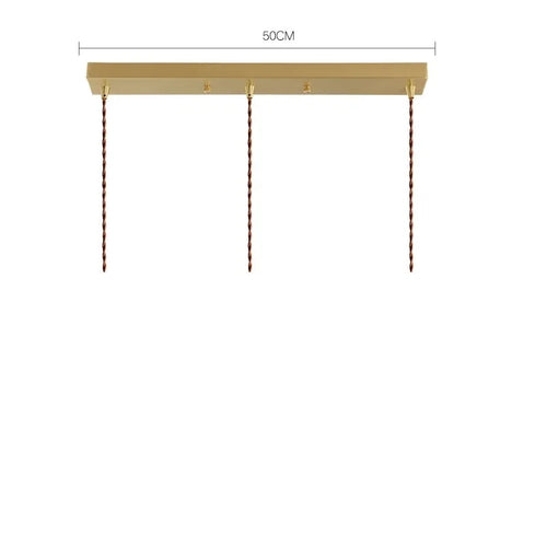 suspension en verre diamant led nordique moderne - vue 30 sur 30