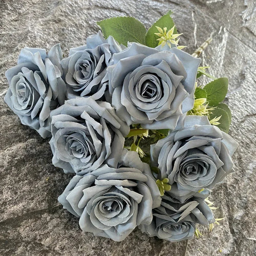 bouquet de roses artificielles décoratives pour événements et salles - vue 16 sur 15