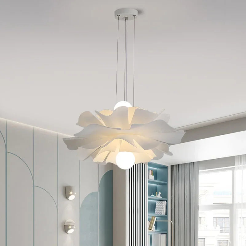 Suspension Créatif Nordique Fleur Acrylique Pin LED Simple Salon Chambre Enfants Décoration Éclairage Intérieur - vue 5 sur 13