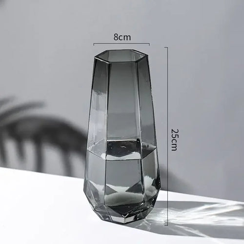 vase créatif en verre transparent pour fleurs décoratives - vue 8 sur 14