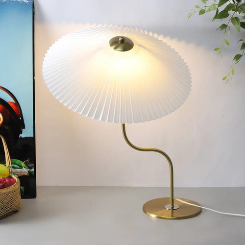 lampe à poser rétro en forme de parapluie décoratif pivotant - vue 3 sur 12