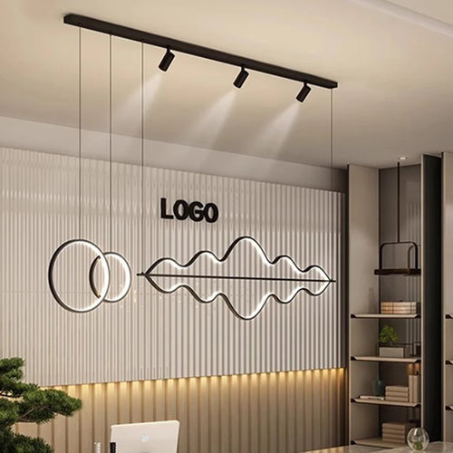 Lustre LED design moderne luminaire décoratif d'intérieur - vue 6 sur 8