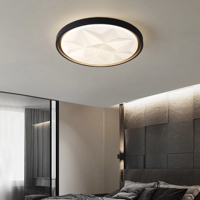 plafonnier led nordique simple créatif luminaire éclairage intérieur - vue 3 sur 9