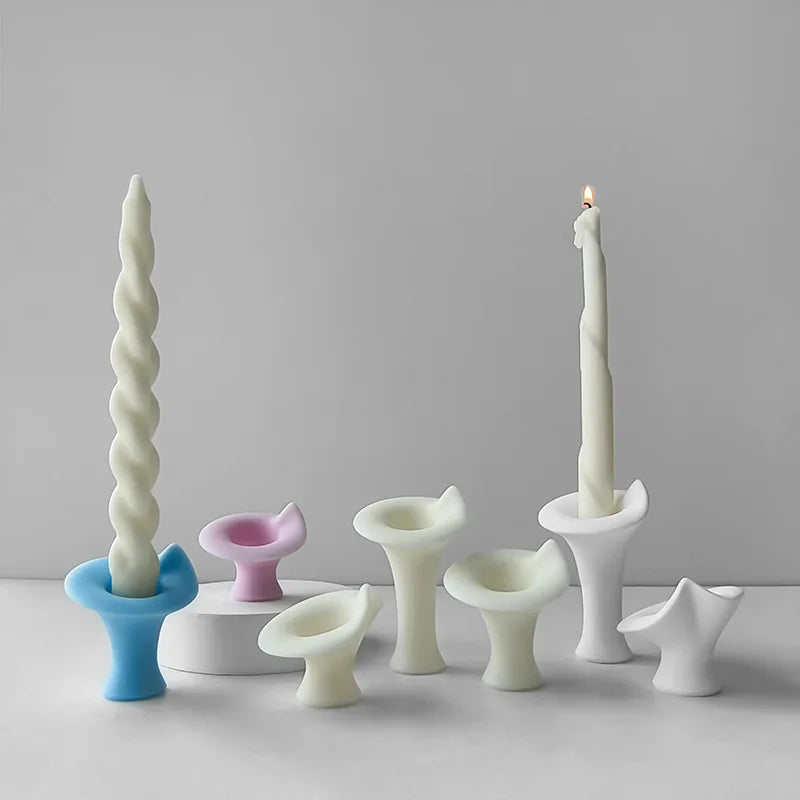 moule en silicone pour chandelier d'aromathérapie décoratif à faire soi-même - vue 3 sur 9