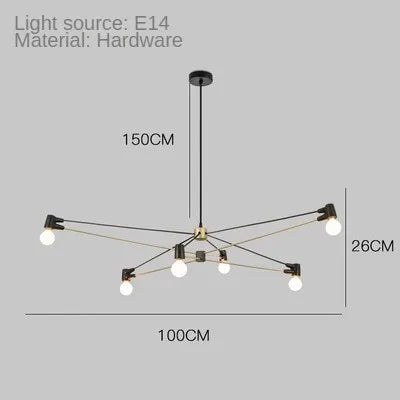 lampe en verre postmoderne minimaliste décorative pour intérieur