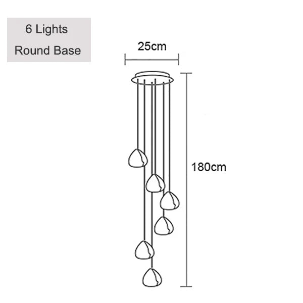 suspension design en cristal pour un éclairage moderne élégant - vue 15 sur 15