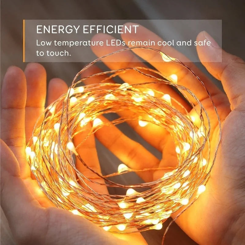guirlande lumineuse led étanche pour décorations de fête - vue 4 sur 9
