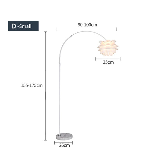lampadaire en acrylique design pour décoration intérieure élégante - vue 14 sur 17