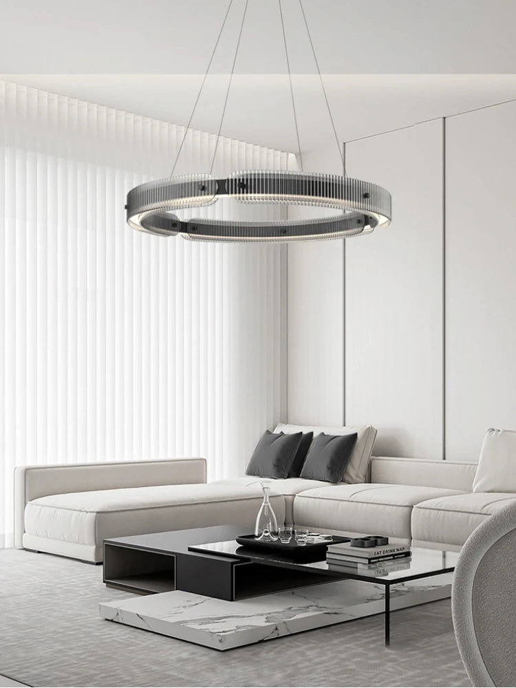 suspension moderne en acrylique pour décoration intérieure élégante - vue 2 sur 7