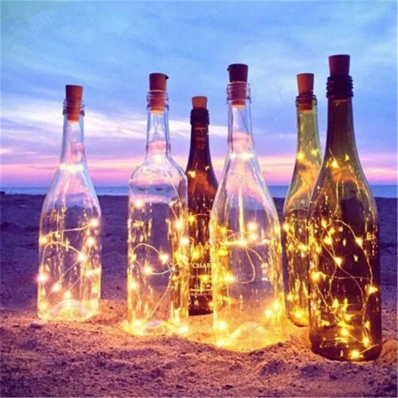 guirlande lumineuse led en fil de cuivre pour décoration festive - vue 3 sur 14
