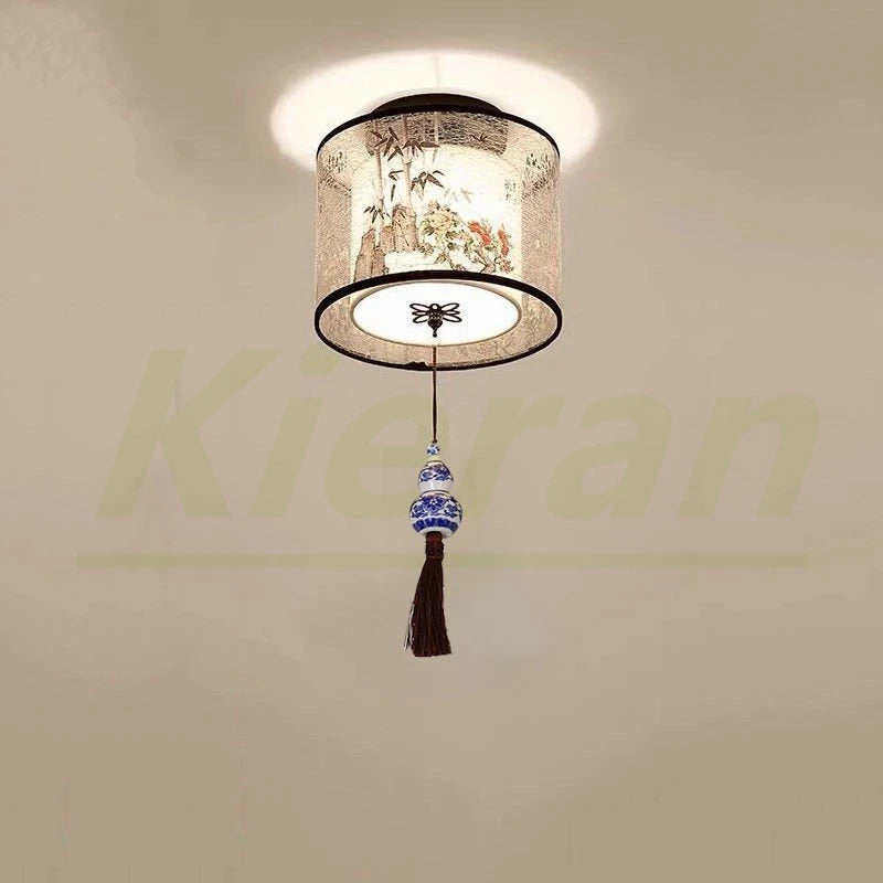 plafonnier led moderne simple lotus oiseau pour hôtel ktv - vue 9 sur 30