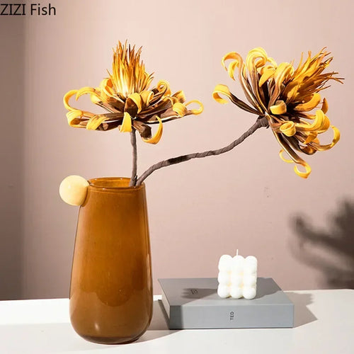 vase en verre bonbon pour décoration florale esthétique - vue 5 sur 10