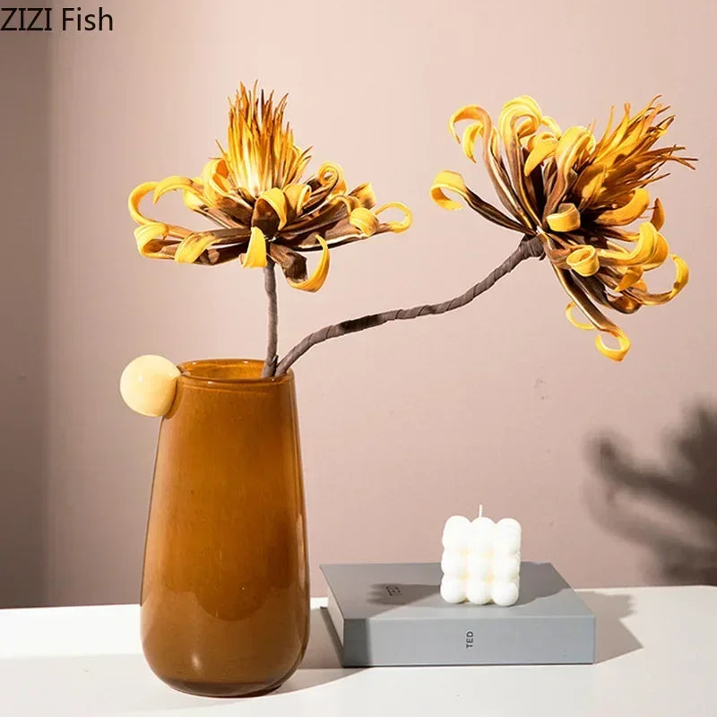 vase en verre bonbon pour décoration florale esthétique - vue 4 sur 10