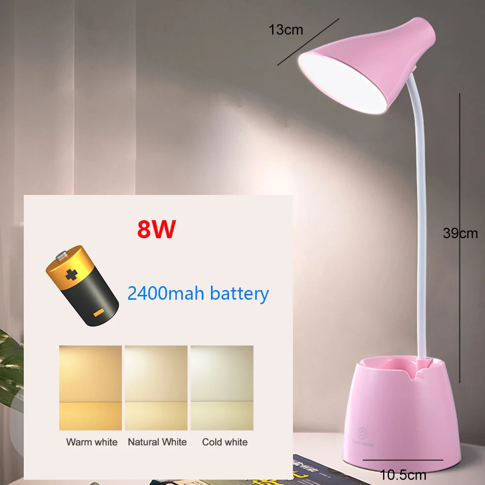 lampe de bureau led tactile usb gradation protection yeux - vue 23 sur 29