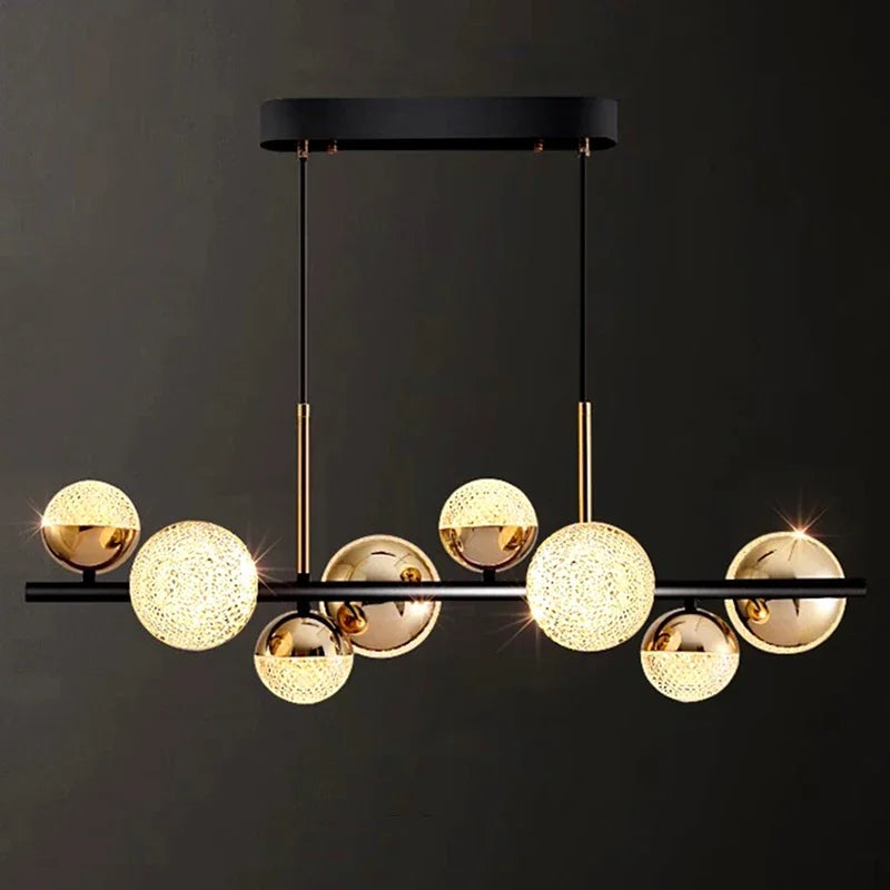 lustre moderne suspension lampes éclairage intérieur suspendues - vue 5 sur 8